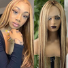 Ombre Highlight Lace Lace Front Wig Hair Human 13x4 Wigs frontaux de dentelle HD sans glu sans glu 