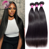  Angelbella Queen Doner Virgin Hair Brésilien 1B # Straitement en gros des paquets de cheveux humains bruts 