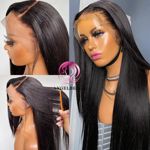 Angelbella Glory Virgin Hair 13x4 Straitement en gros de la perruque brésilienne Brésilienne en dentelle humaine frontale
