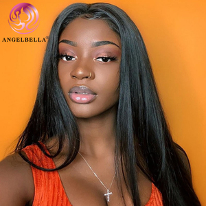 Angelbella DD Diamond Hair Natural 13x4 HD Lace Front Straitement pas cher 100% Human Heuv Hair Lace Frontal Wigs 