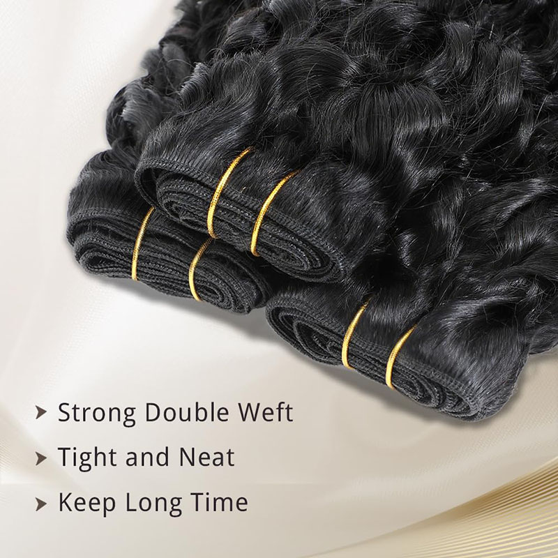 Vente en gros Pixie Curly Bundles Cheveux humains Vague d'eau Bundles de cheveux humains 8-40 pouces Bundles Kinkycurly Vague d'eau avec extrémité bouclée en spirale 100% Extensions de cheveux vierges crus