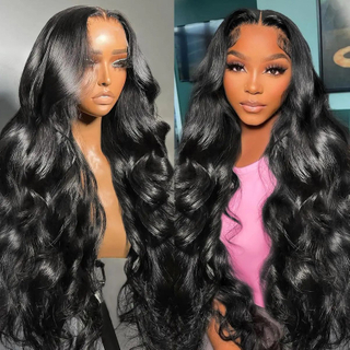 Angelbella 30 pouces Brésiliens Human Hair Wigs 180 densité sans glue sans pareil