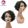 Wig bouclés courts 10 pouces Pixie Coup Wigs Curly Wig Short Human Hair Wig For Women