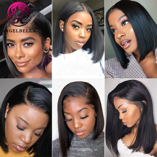 Perruque de cheveux humains Bob perruque de fermeture de dentelle transparente perruque de dentelle en gros 4x4 perruques de fermeture