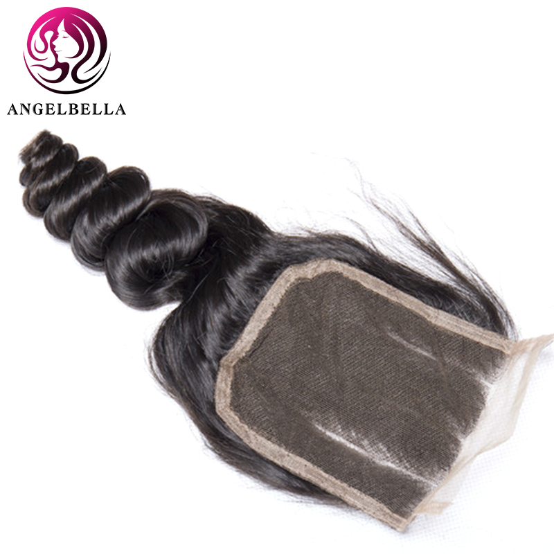 Les paquets de cheveux humains tissent des transactions de cheveux en vagues en vrac noir naturelles avec fermeture frontale 
