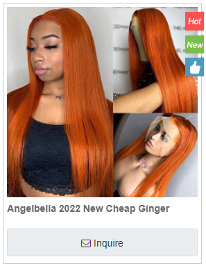 Perruque de gingembre orange