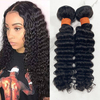 Angelbella Hair 12a Brésilien Deep Wave Human Hair Bundles 14 "300g