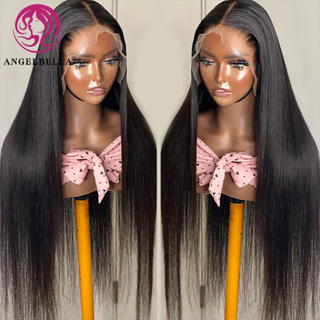 Angelbella Queen Doner Virgin Hair Heuv Human Lace Front Wholesale 13x4 Wigs avant Hd en dentelle Full Hd Full Lace