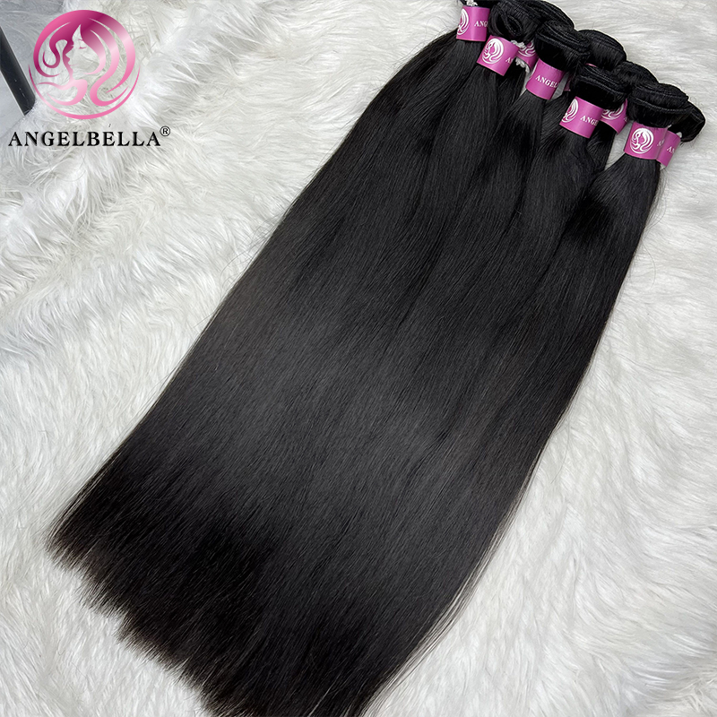 Angelbella Queen Doner Virgin Hair Brésilien Bundles à cheveux brésiliens 100% Bundles de cheveux humains non transformés