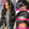 Angelbella Queen Doner Virgin Hair Brésilien Virgin Body Wave 100% non transformée des extensions de trame des cheveux humains