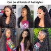 Angelbella Glory Virgin Hair Human Human Human 13x4 Loose Deep Wave Hd Full Lace Lace Front Wigs pour les femmes noires