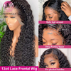 Angelbella DD Diamond Hair Hd Water Wig Wig 13x4 Lace Front Human Hair Wigs Percure frontale de dentelle pré-tournée