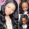 Angelbella dd Diamond Hair 13x4 Transparent en dentelle de dentelle Ferme Body Wave Lace Frontal Wig pré-cueilli