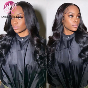 Angelbella dd Diamond Hair Natural Weshless Human Wigs 100% Human Heu HD HD FRONTAL WIGS pour les femmes noires