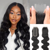 2022 6X6 Lace Closure cheveux humains dentelle transparente partie libre soyeux droite avec des cheveux de bébé