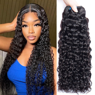 Angelbella 100% extensions de cheveux humains vagues d'eau cru vierge cru vierge vendeurs de cheveux humains bruts non traités