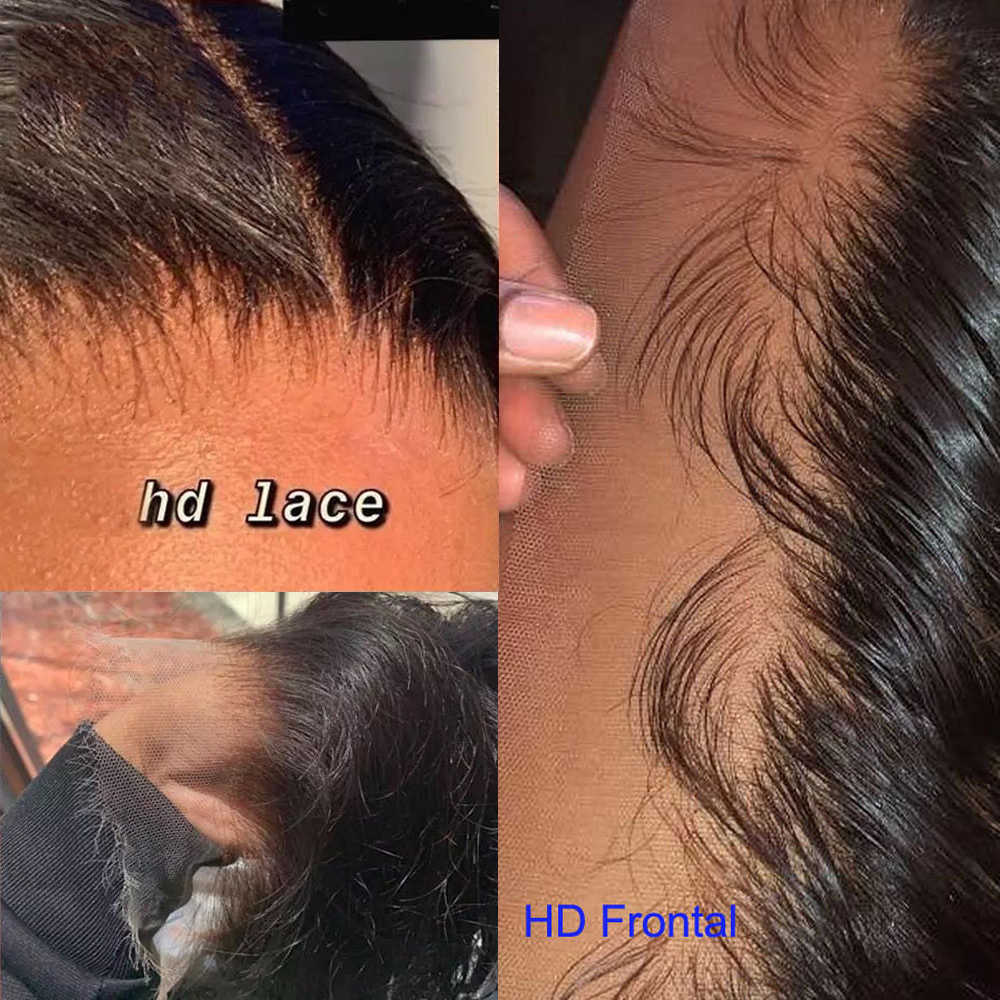 Fermeture en dentelle complète 4 * 4 Silk Straight Hd Lace Ferme Heuvraine Hair Frackeal Ferture Hair