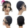 Wig bouclés courts 10 pouces Pixie Coup Wigs Curly Wig Short Human Hair Wig For Women