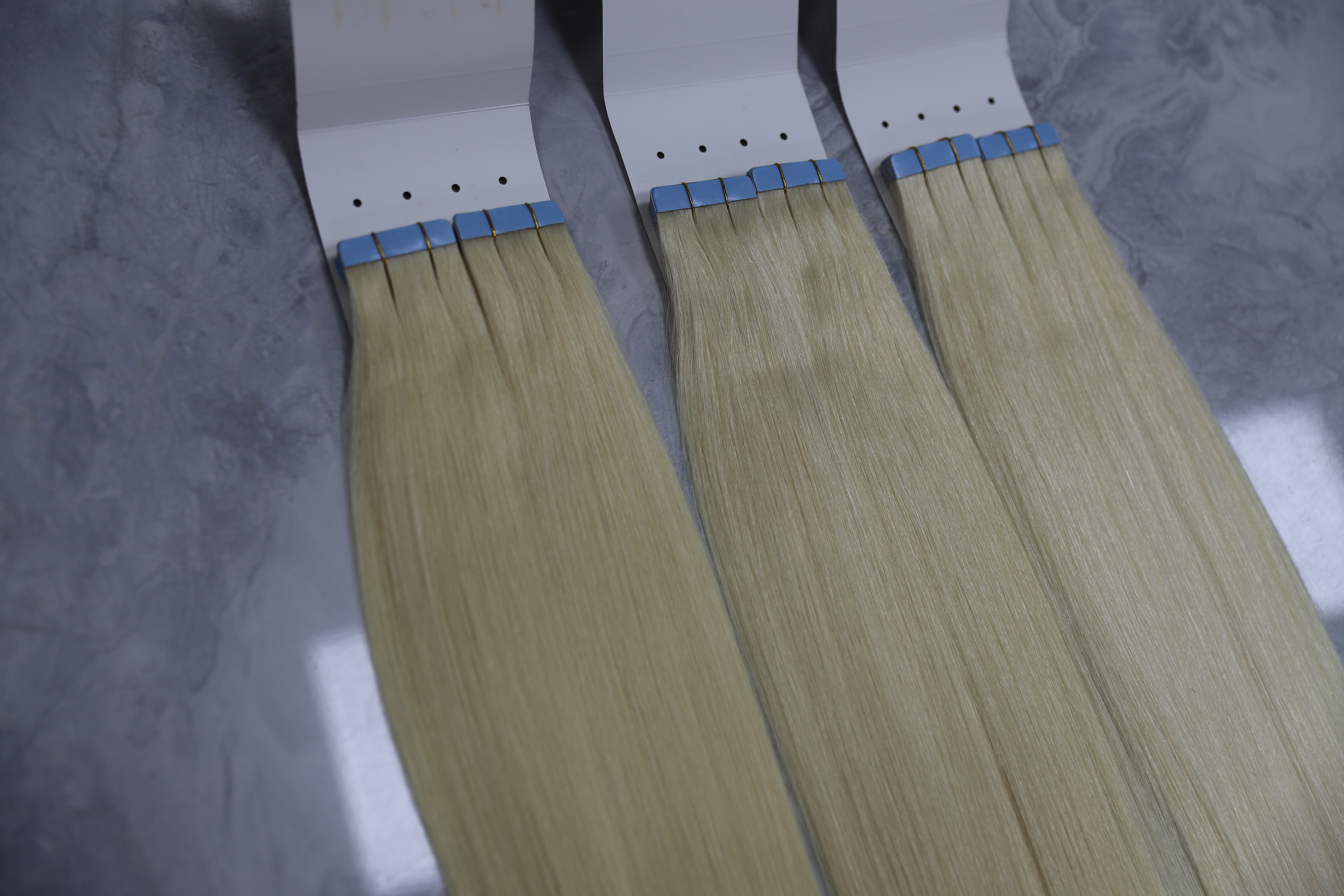 Bande dans les extensions de cheveux 20 pouces 40pcs 100g bande droite dans les extensions de cheveux humains