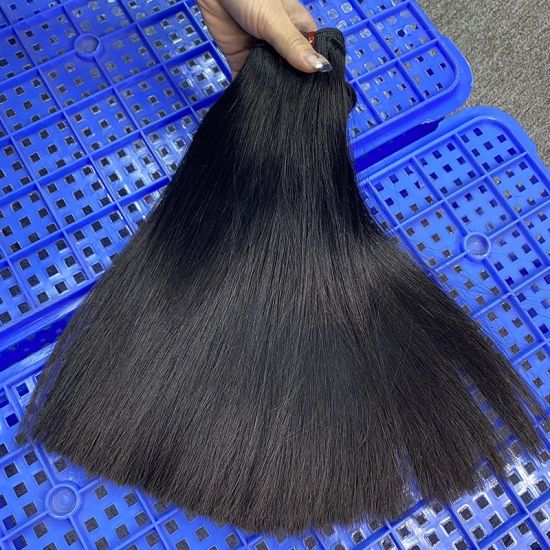 Bone raide cheveux naturels paquets en gros