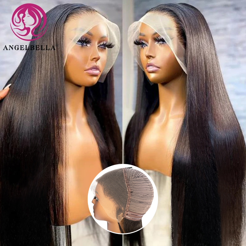 Angelbella Queen Doner Virgin Hair Raw Vietnamien Human Hair 13X4 Realless Weshless HD Lace Frontal Wigs