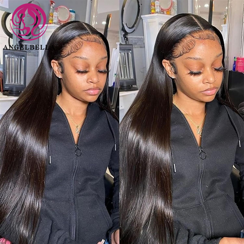 Angelbella Queen Doner Virgin Hair Good Hd Lace Quality Human Hair Wig Vendors Wigs Wigs Human Human Human Lace Front Brésilien Brésilien de 30 pouces Wig en dentelle complète