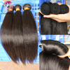Angelbella Queen Doner Virgin Hair Natural 1B # 100% non transformé Brésilien Brésilien Bundles à cheveux humains 