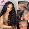 Angelbella Queen Doner Virgin Hair Wholesale 13X4 LOBE VELLE LORDE BRÉSILIEN BRÉSILIEN PERRRES LES PERMES 32 34 pouces Transparent en dentelle bouclée Faute pour femmes noires