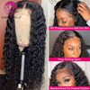 Angelbella Queen Doner Virgin Hair 13x4 Brésilien Full Lace Wave Deep Transparent Swiss Lace Frontal Human Hair Wigs