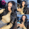 Angelbella Queen Doner Virgin Hair 13x4 Body Wave Hoil Hair Wigs Cuticule Raw Aligned Hair Transparent sans glueless Full Full HD Lace Wigs