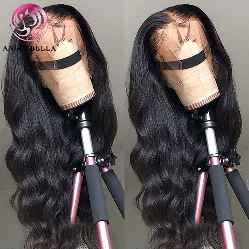 Angelbella dd Diamond Hair 13x4 HD Lace Front Perruques avant Brésilien Wave Human Hair Perruques pour les femmes noires