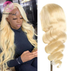 Angelbella Glory Virgin Hair Human Human 13x4 613 # Body Wave HD Full Lace Front Pernues 