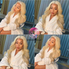 Angelbella Glory Virgin Hair Human Human 13x4 613 # Body Wave HD Full Lace Front Pernues 