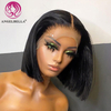  Angelbella dd Diamond Hair Couleur naturelle Double Drawn Human Human Humanse Vietnamien Bob Lace Wigs for Balck Women 