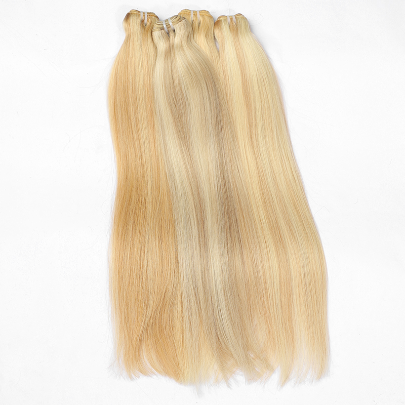 Extension de cheveux en gros à 100% Cuticules Alignement les cheveux raides Traque russe Extensions