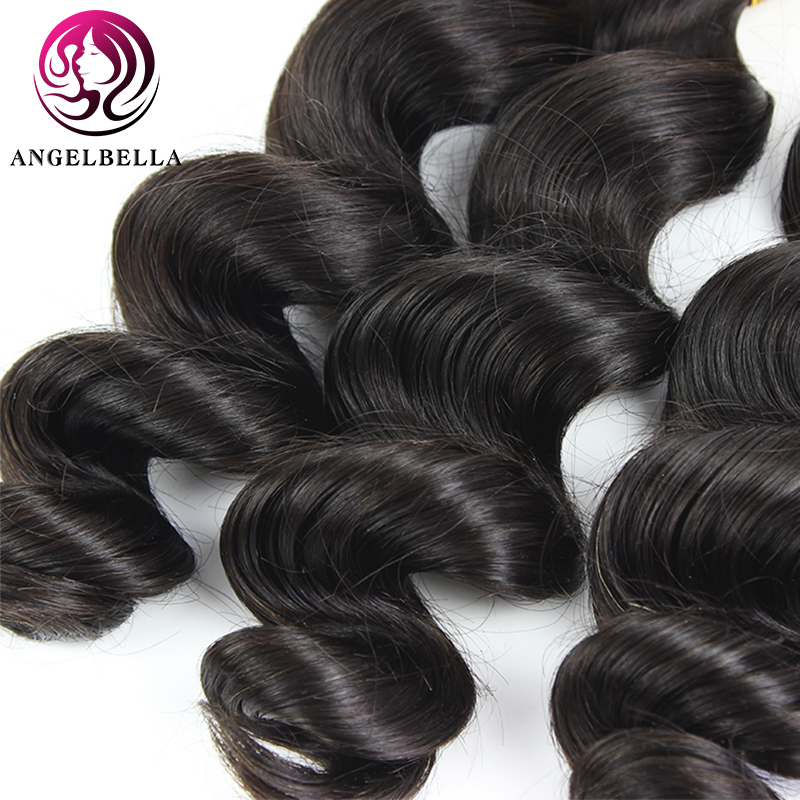 Extensions de cheveux Remy Natural Noir Couleur des cheveux en vrac Poule d'œuvre pour les femmes noires 