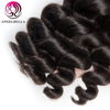 Extensions de cheveux Remy Natural Noir Couleur des cheveux en vrac Poule d'œuvre pour les femmes noires 