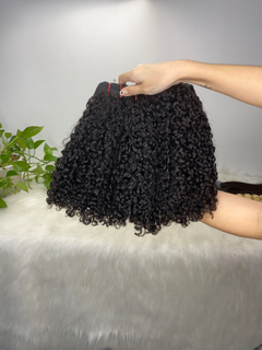 Double Drawn Pixie Curl Funmi Hair Bundles Brésilien Bouncy Curly 100% vierge