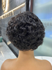 Factory en gros, perruques de lutin bon marché Afrique Cheveux avec une petite perruque de cheveux humains avant en dentelle Hurly