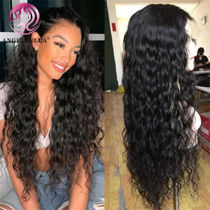 Angelbella dd Diamond Hair Transparent Lace Water Wig Hair vierge 13x4 Wig de dentelle frontale sans glombée