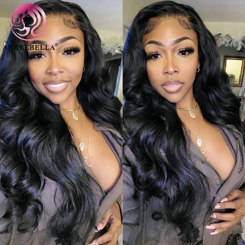 Angelbella DD Diamond Hair 13x4 HD Brésilien Lace Human Hair Wigs Human Lace Front Wigs for Black Women