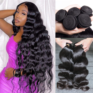 Angelbella Wholesale 30 pouces 100% Remy Vendeur de cheveux humains Bumpes brésiliens Boungles Bundles Human Hair Extensions