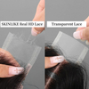 2022 6X6 Lace Closure cheveux humains dentelle transparente partie libre soyeux droite avec des cheveux de bébé