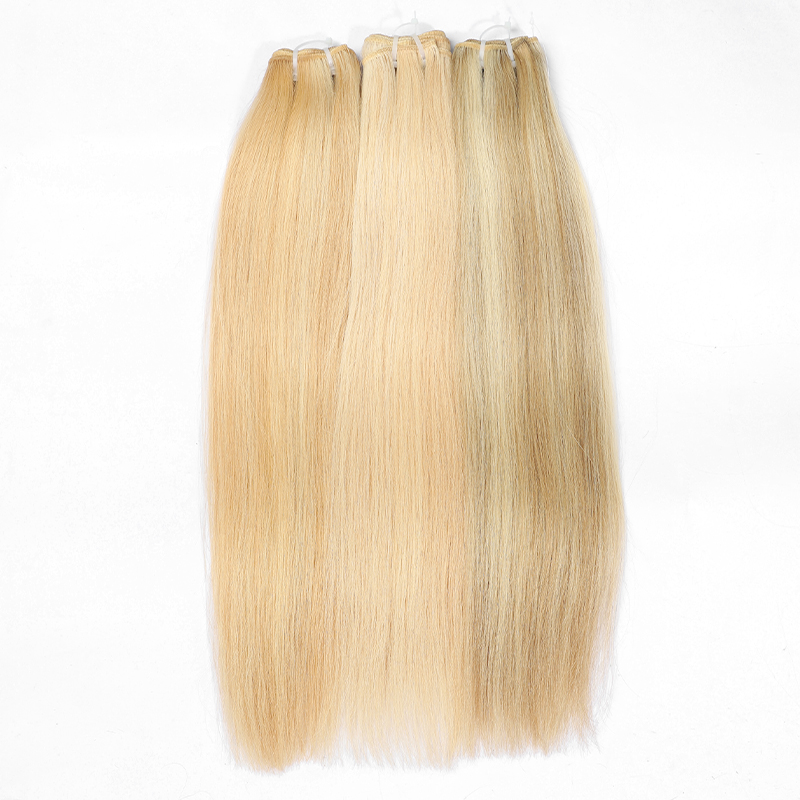 Extensions de cheveux vierges brutes en gros 100% Vierge crue Vierge brésilien Brésilien Brésilien Trade à main attachée Style naturel aligné