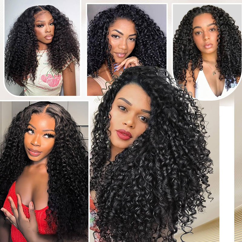 Vente en gros Pixie Curly Bundles Cheveux humains Vague d'eau Bundles de cheveux humains 8-40 pouces Bundles Kinkycurly Vague d'eau avec extrémité bouclée en spirale 100% Extensions de cheveux vierges crus