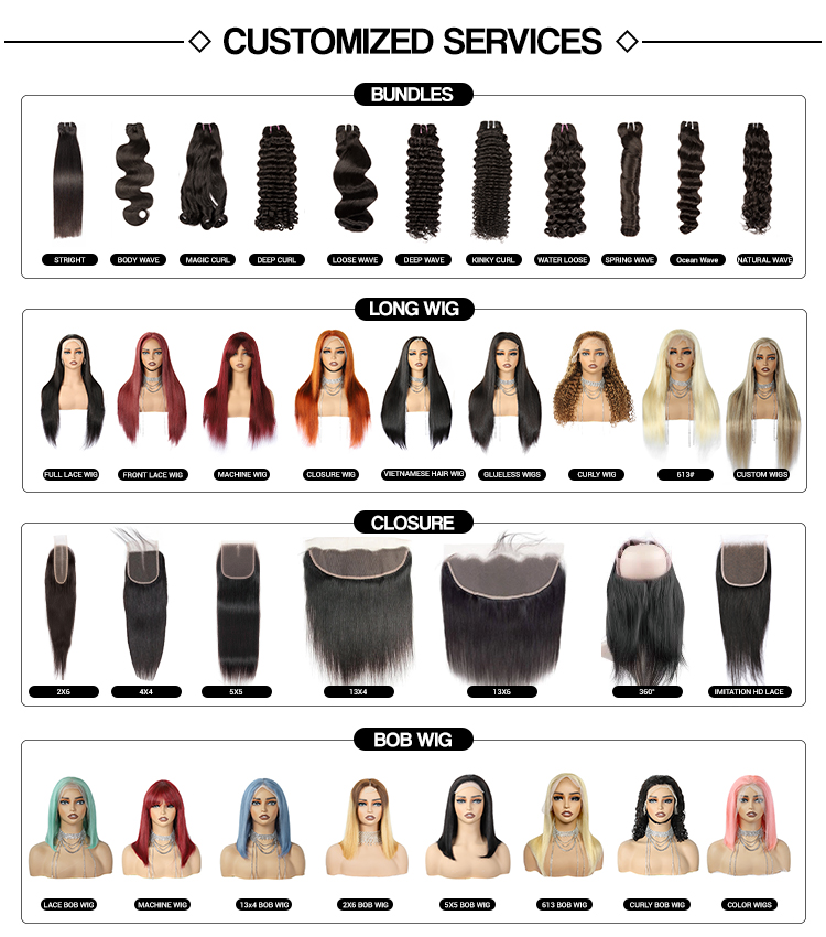 Angelbella reine Doner cheveux vierges en gros naturel cuticule aligné vierge cheveux humains 613 vague profonde vierge cheveux bruts Bundle