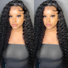 Factory Direct 4x4 5x5 Jerry Curl Wigs Wigs Long Brésilien Virgin Remy Hair Curly HD HUM HUMAN HEIR LAGE CLOSURE LAGE WIG