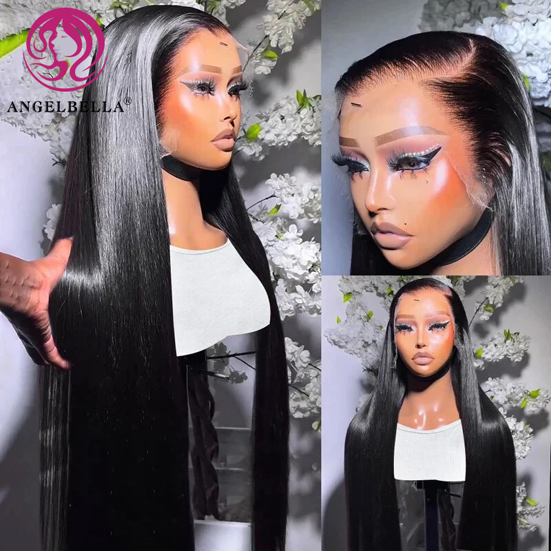 Angelbella Queen Doner Virgin Hair Cuticule aligné Virgin Raw Indien Hair Hd Lace Human Wig