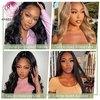 Angelbella Queen Doner Virgin Hair Brésilien Virgin Body Wave 100% non transformée des extensions de trame des cheveux humains