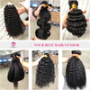 Angelbella Glory Virgin Hair Human Human Human 13x4 Loose Deep Wave Hd Full Lace Lace Front Wigs pour les femmes noires